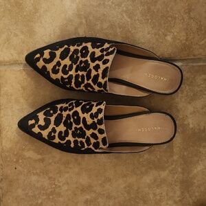 Halogen loafer slides